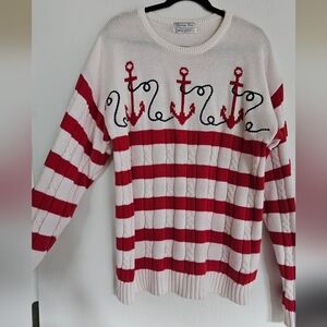 70's Christian Dior Nautical Sweater